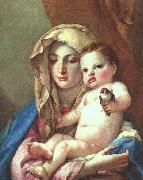 Giovanni Battista Tiepolo Madonna of the Goldfinch Sweden oil painting artist